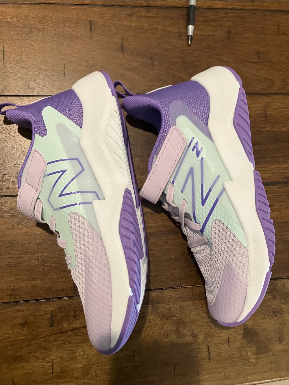 New Balance Kids' Lavender, Mint & Lilac Athletic Sneakers Sz 2y- NO BOX
